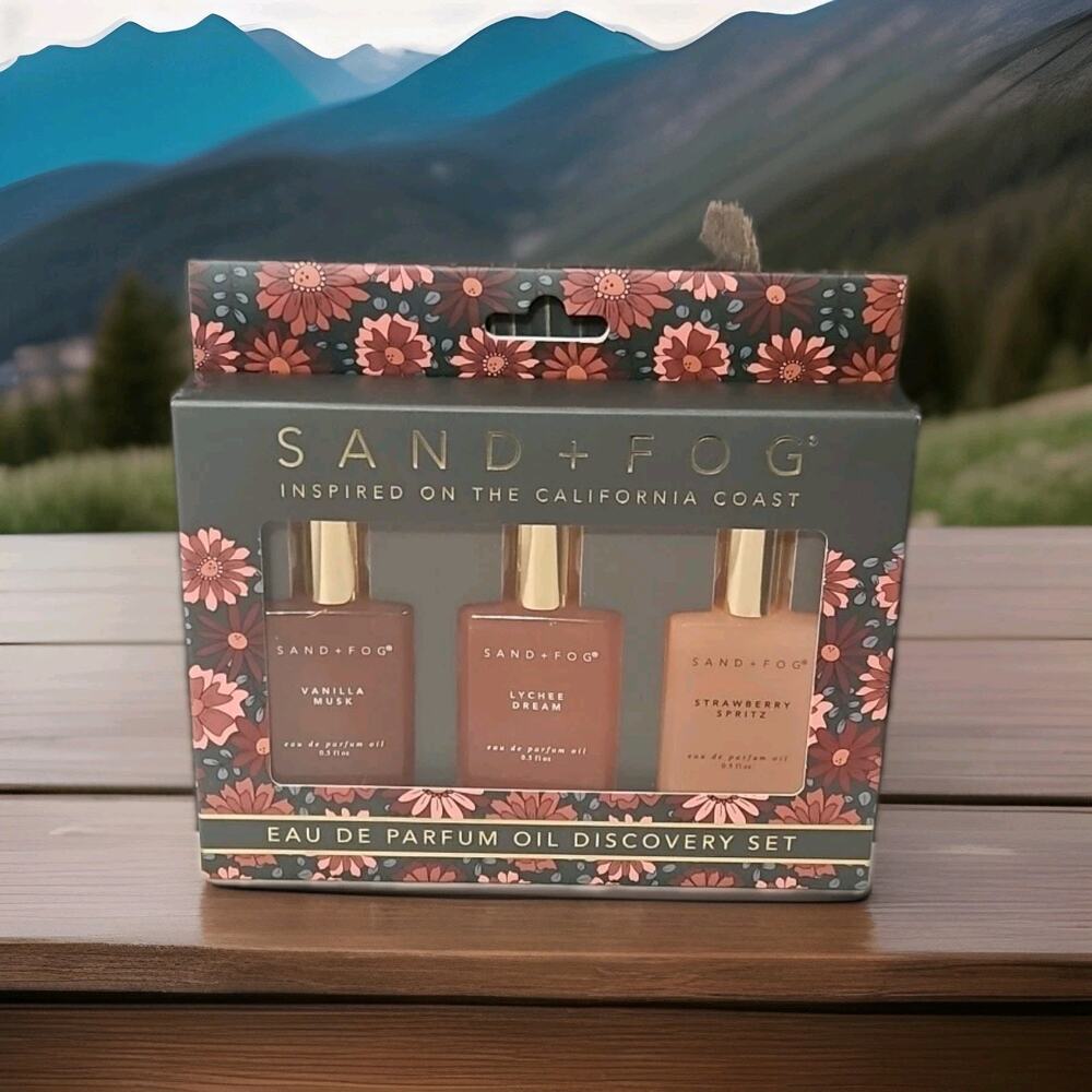 Sand And Fog Discovery Set Eau de Parfum Oil Rollers Parfum 3pc